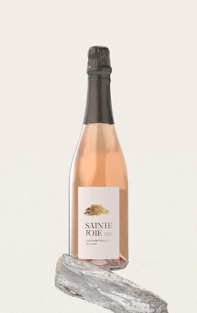 Domaine Sainte-Joie - Crémant  d'Alsace Brut Nature Rosé - Pinot Noir 