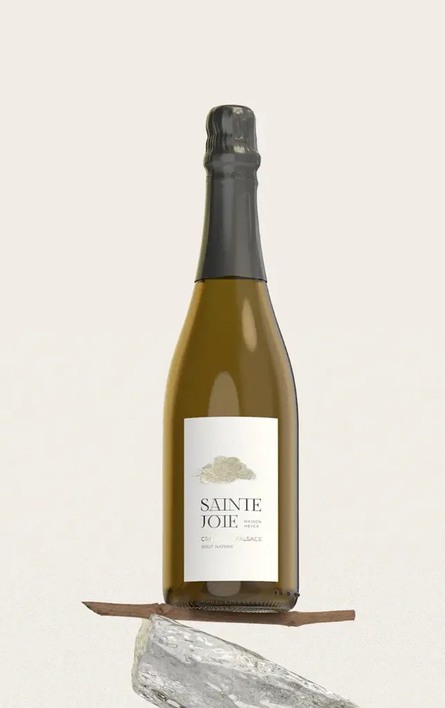 Domaine Sainte-Joie Crémant d'Alsace Brut Nature Pinot blanc - Auxerrois - Pinot Noir (Agriculture biologique) 