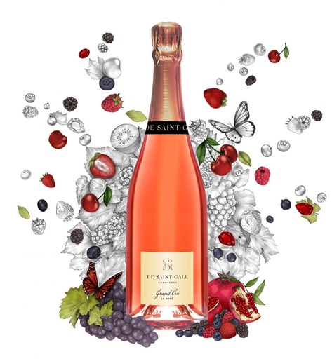 de Saint Gall LE ROSE - Grand Cru 75 cl